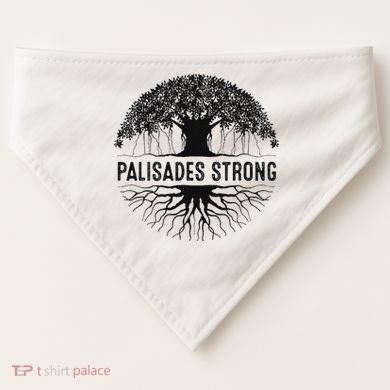 Pacific Palisades Strong California USA-Made Doggie Bandana