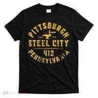Pittsburgh Pennsylvania Steel City Home 412 Vintage T-Shirt thumb 0
