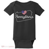 Pennsylvania Pennsylvania State Pennsylvania Baby Bodysuit thumb 0