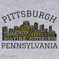 Pittsburgh Pennsylvania Sl City Skyline 412 Home Yinz Ladies Heavyweight Boxy Pullover Hoodie thumb 2