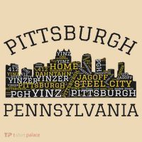 Pittsburgh Pennsylvania Sl City Skyline 412 Home Yinz Tote Bag thumb 4