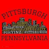 Pittsburgh Pennsylvania Sl City Skyline 412 Home Yinz Santa Hat thumb 1