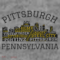 Pittsburgh Pennsylvania Sl City Skyline 412 Home Yinz Toddler Hoodie thumb 2