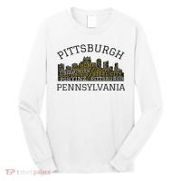 Pittsburgh Pennsylvania Sl City Skyline 412 Home Yinz Long Sleeve Shirt thumb 0