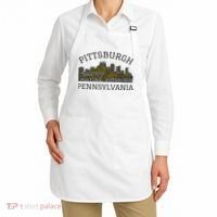 Pittsburgh Pennsylvania Sl City Skyline 412 Home Yinz Apron thumb 2