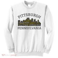 Pittsburgh Pennsylvania Sl City Skyline 412 Home Yinz Sweatshirt thumb 0