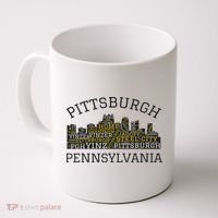 Pittsburgh Pennsylvania Sl City Skyline 412 Home Yinz Coffee Mug thumb 0