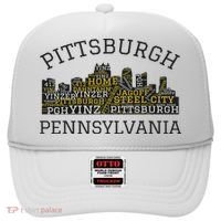Pittsburgh Pennsylvania Sl City Skyline 412 Home Yinz Hat thumb 0