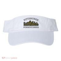 Pittsburgh Pennsylvania Sl City Skyline 412 Home Yinz Visor thumb 0