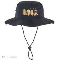 Plaid Pumpkin Spice Hello Fall Autumn Thanksgiving Bucket Hat thumb 0