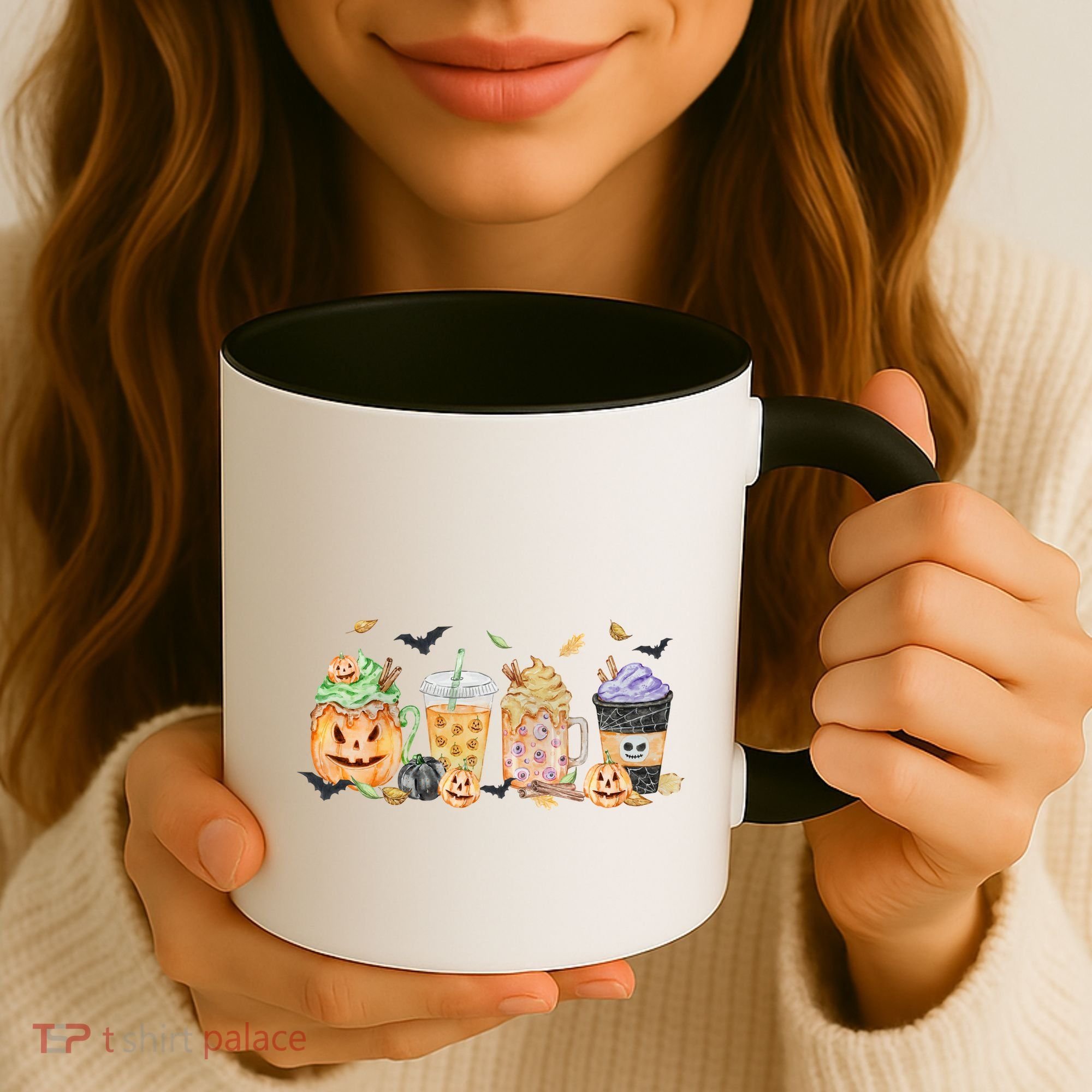 Plaid Pumpkin Spice Hello Fall Autumn Thanksgiving Coffee Mug