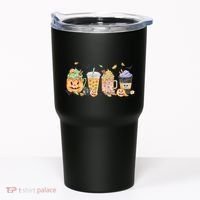 Plaid Pumpkin Spice Hello Fall Autumn Thanksgiving Tumbler thumb 0