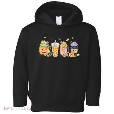 Plaid Pumpkin Spice Hello Fall Autumn Thanksgiving Toddler Hoodie