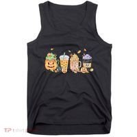 Plaid Pumpkin Spice Hello Fall Autumn Thanksgiving Tank Top thumb 0