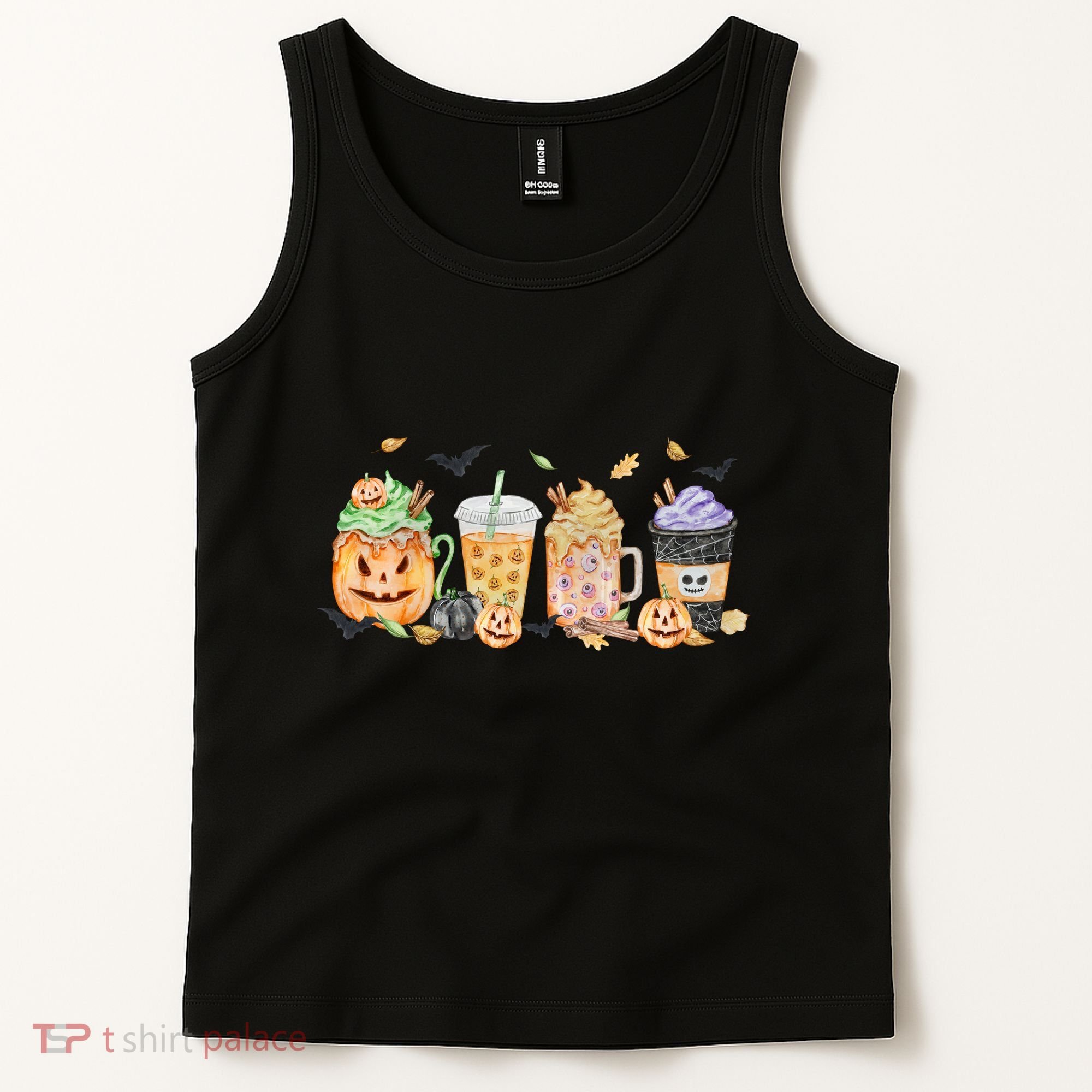 Plaid Pumpkin Spice Hello Fall Autumn Thanksgiving Tank Top