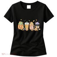 Plaid Pumpkin Spice Hello Fall Autumn Thanksgiving Women's T-Shirt thumb 0
