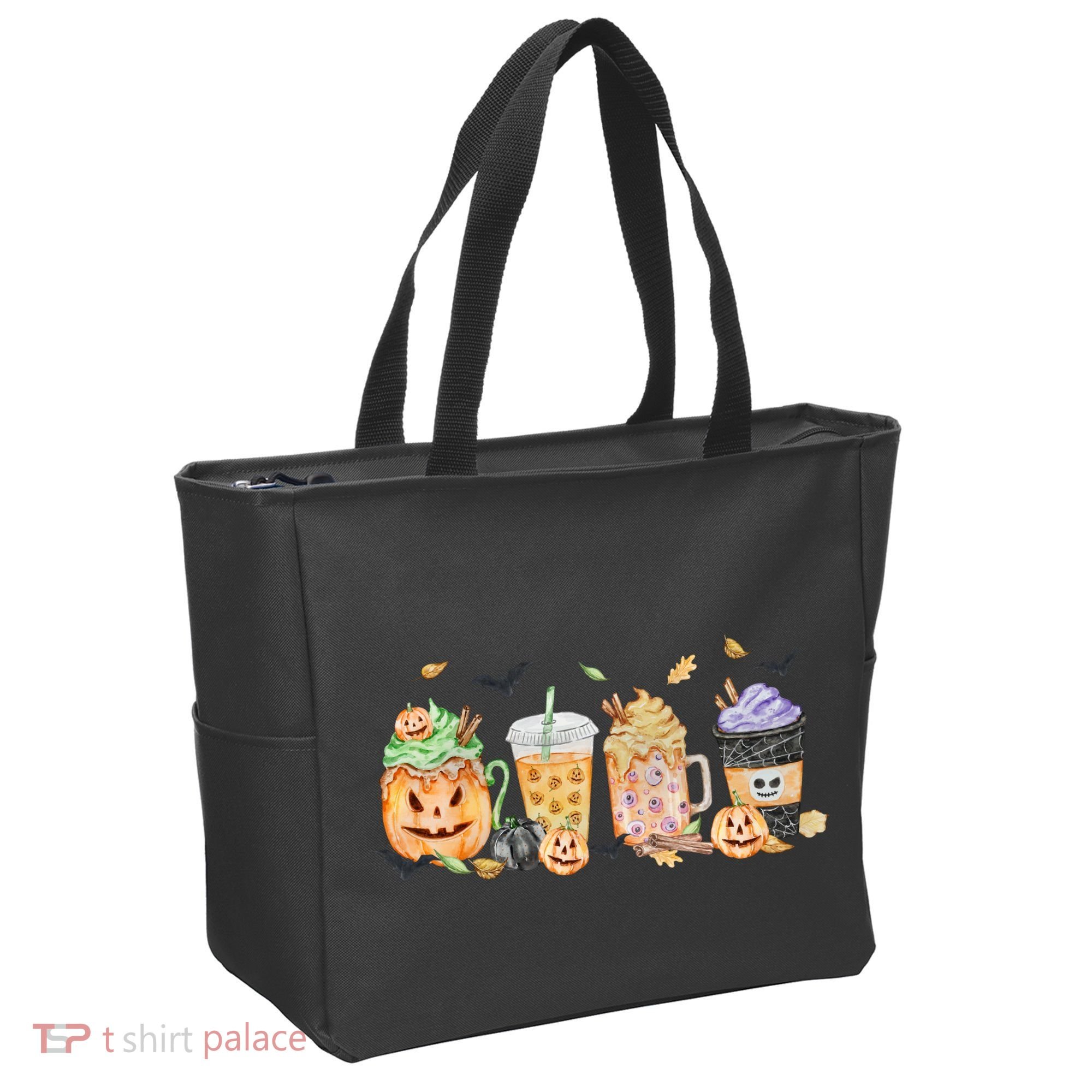 Plaid Pumpkin Spice Hello Fall Autumn Thanksgiving Tote Bag