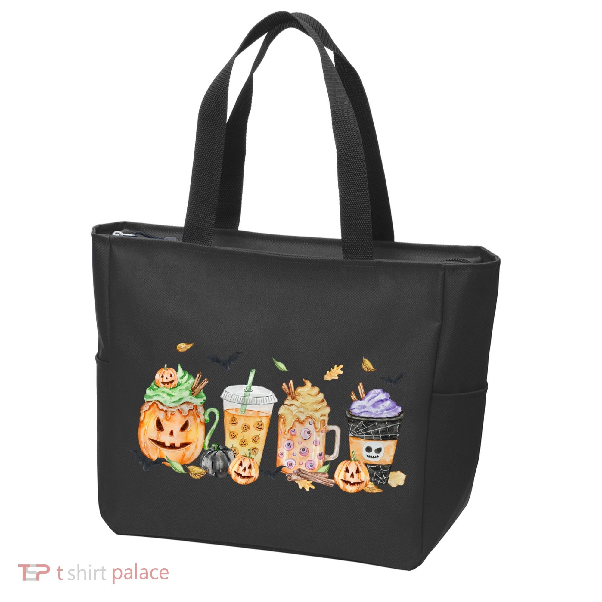 Plaid Pumpkin Spice Hello Fall Autumn Thanksgiving Tote Bag