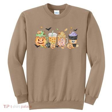 Plaid Pumpkin Spice Hello Fall Autumn Thanksgiving Sweatshirt
