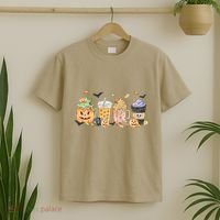 Plaid Pumpkin Spice Hello Fall Autumn Thanksgiving T-Shirt thumb 2