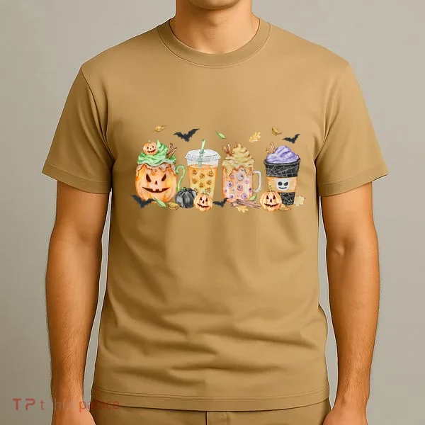 Plaid Pumpkin Spice Hello Fall Autumn Thanksgiving T-Shirt