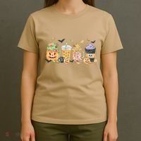 Plaid Pumpkin Spice Hello Fall Autumn Thanksgiving T-Shirt thumb 4