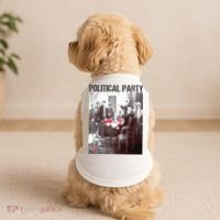 Political Party Shades & Red Cups Funny Political Doggie Tank thumb 2