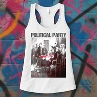 Political Party Shades & Red Cups Funny Political Women's Tank Top thumb 3