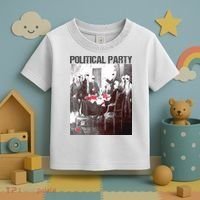 Political Party Shades & Red Cups Funny Political Toddler T-Shirt thumb 3