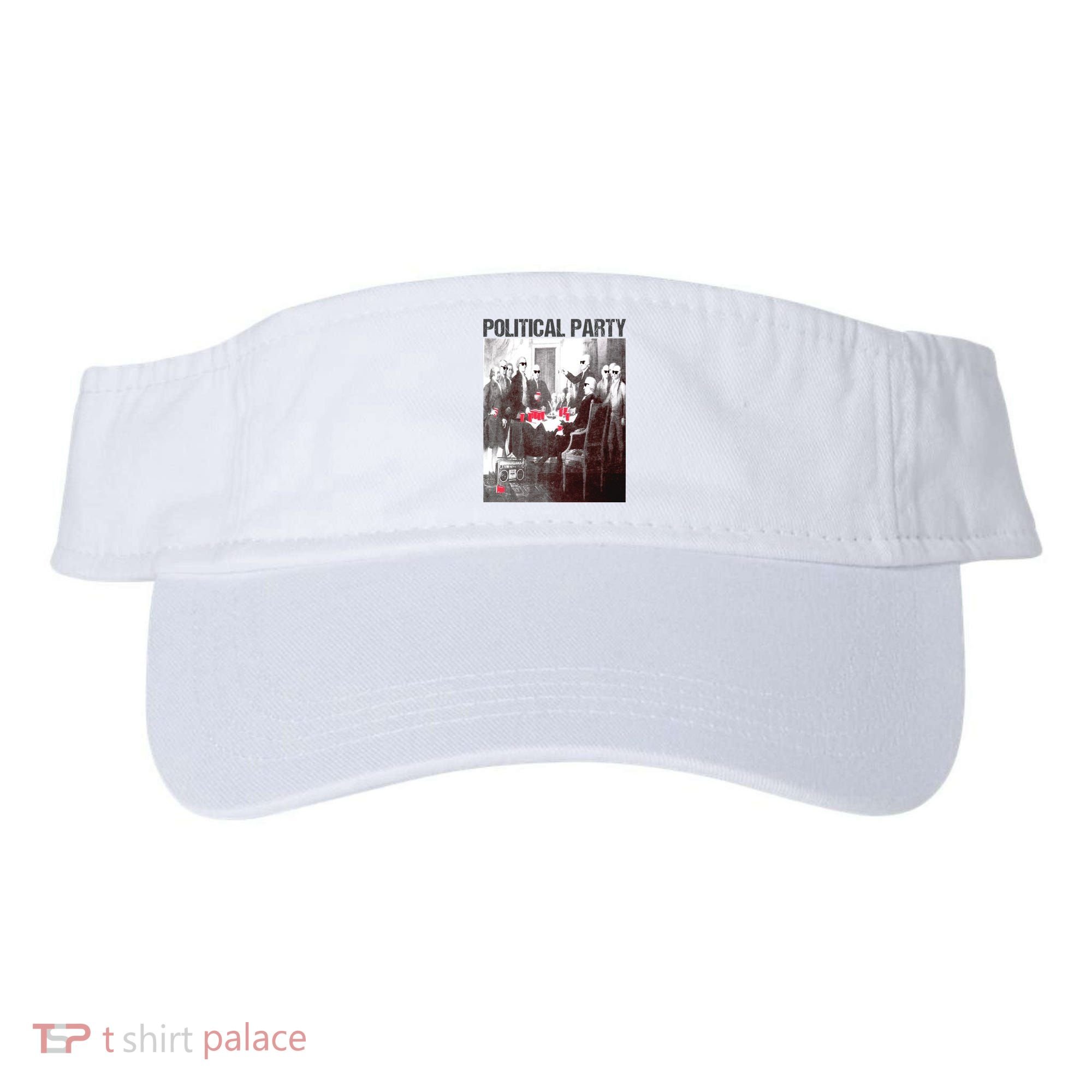 Political Party Shades & Red Cups Funny Political Visor