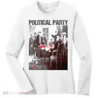Political Party Shades & Red Cups Funny Political Women's Long Sleeve Shirt thumb 0