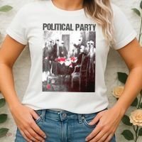 Political Party Shades & Red Cups Funny Political Women's T-Shirt thumb 2