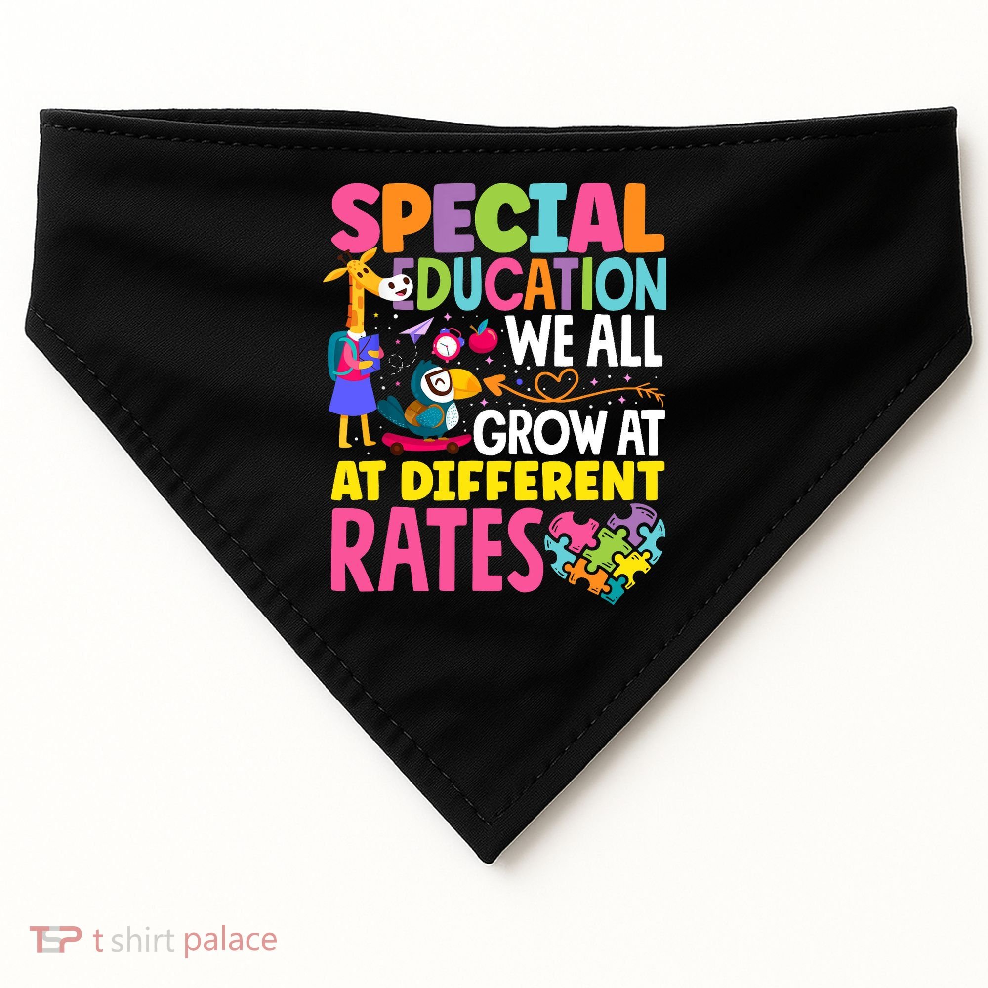 Paraeducator Paraprofessional SPED Teacher Special Education USA-Made Doggie Bandana