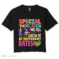 Paraeducator Paraprofessional SPED Teacher Special Education Women's Crop Top Tee thumb 0