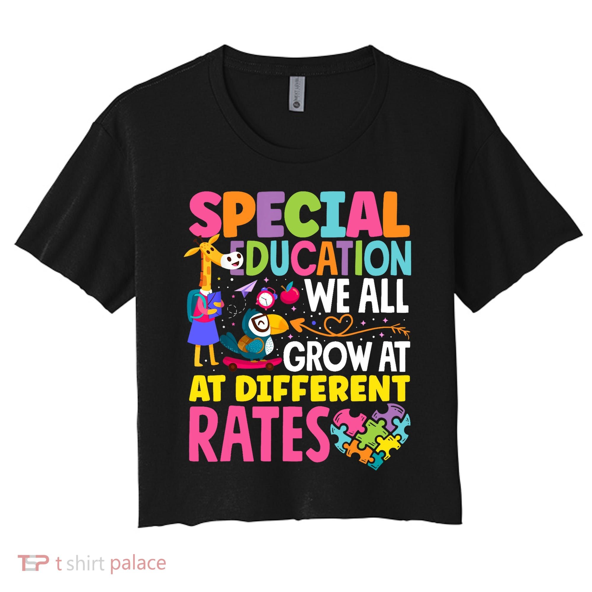 Paraeducator Paraprofessional SPED Teacher Special Education Women's Crop Top Tee