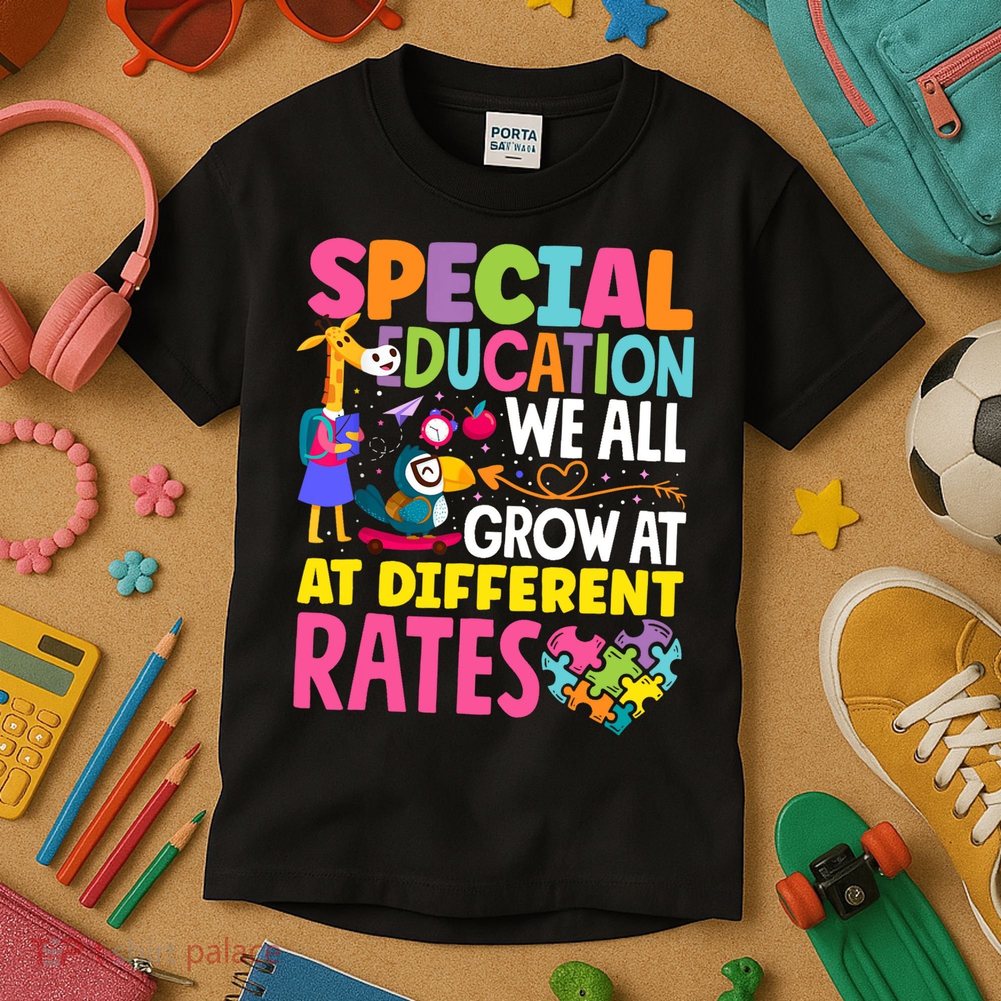 Paraeducator Paraprofessional SPED Teacher Special Education Kids T-Shirt