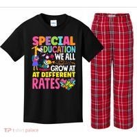 Paraeducator Paraprofessional SPED Teacher Special Education Kids Plaid Pajama Set thumb 0