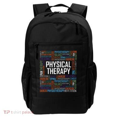 PT Physical Therapy Gift Words Therapist Month Backpack