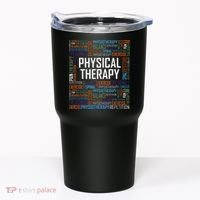 PT Physical Therapy Gift Words Therapist Month Tumbler thumb 0