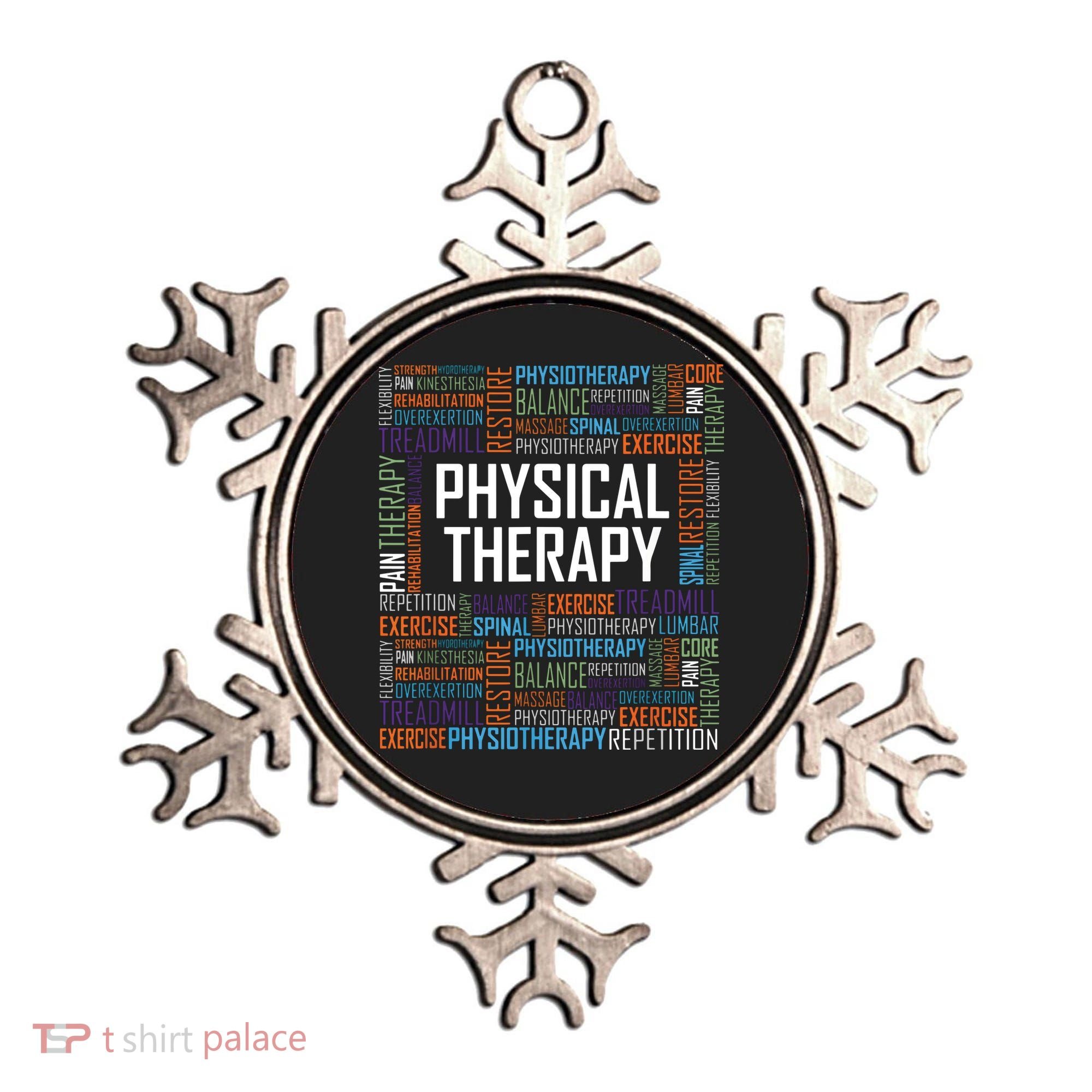 PT Physical Therapy Gift Words Therapist Month Ornament
