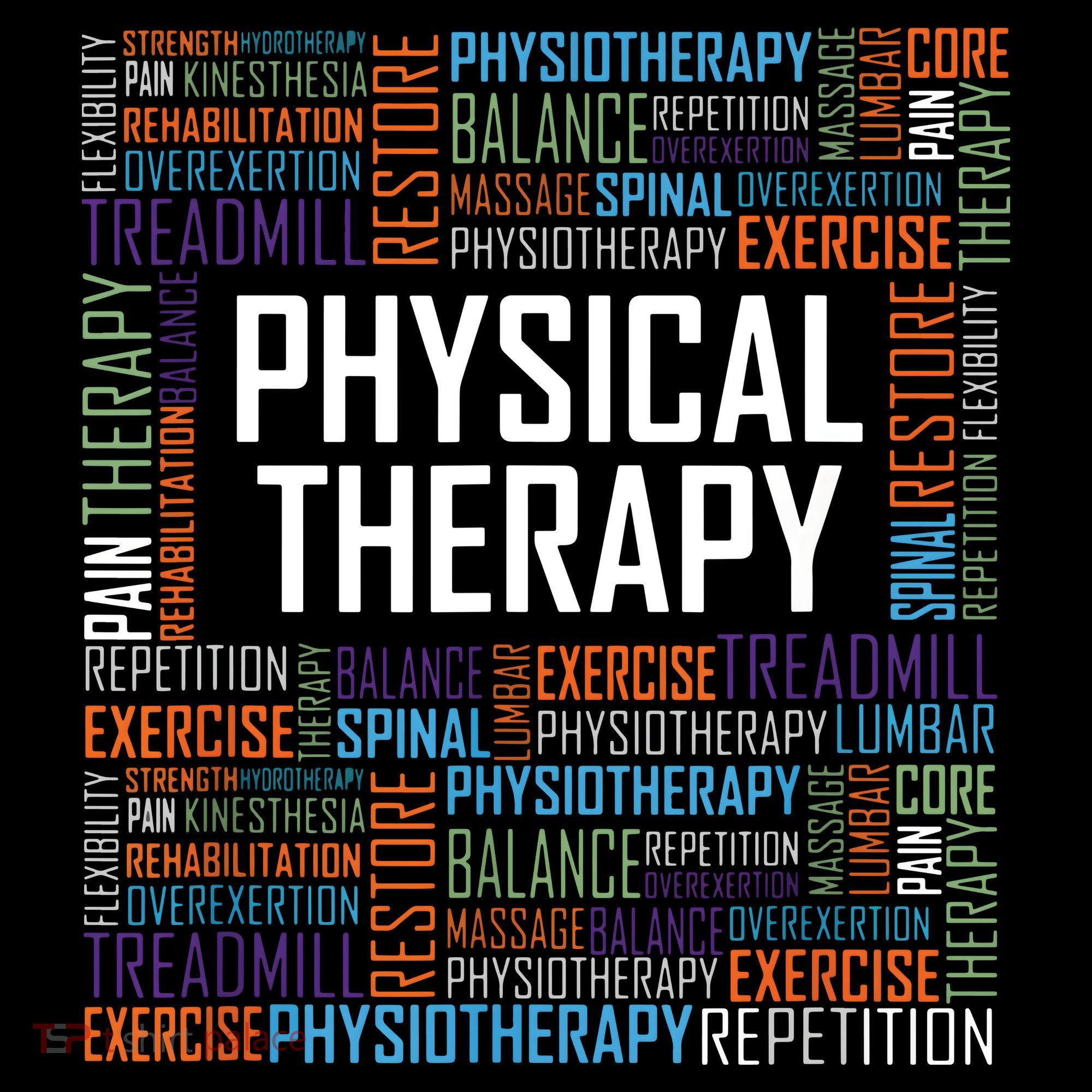 PT Physical Therapy Gift Words Therapist Month Ornament