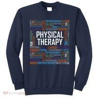 PT Physical Therapy Gift Words Therapist Month Sweatshirt thumb 0