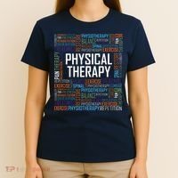 PT Physical Therapy Gift Words Therapist Month T-Shirt thumb 4