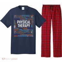 PT Physical Therapy Gift Words Therapist Month Pajama Set thumb 0