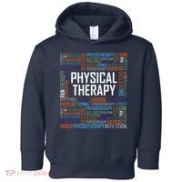 PT Physical Therapy Gift Words Therapist Month Toddler Hoodie thumb 0
