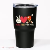 Ping Pong Table Tennis Paddle Peace Love Ping Pong Tumbler thumb 0