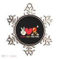Ping Pong Table Tennis Paddle Peace Love Ping Pong Ornament thumb 0