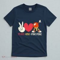 Ping Pong Table Tennis Paddle Peace Love Ping Pong T-Shirt thumb 5