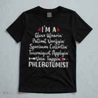 Phlebotomist Phlebotomy Technician Funny Nurse Clinical T-Shirt thumb 5