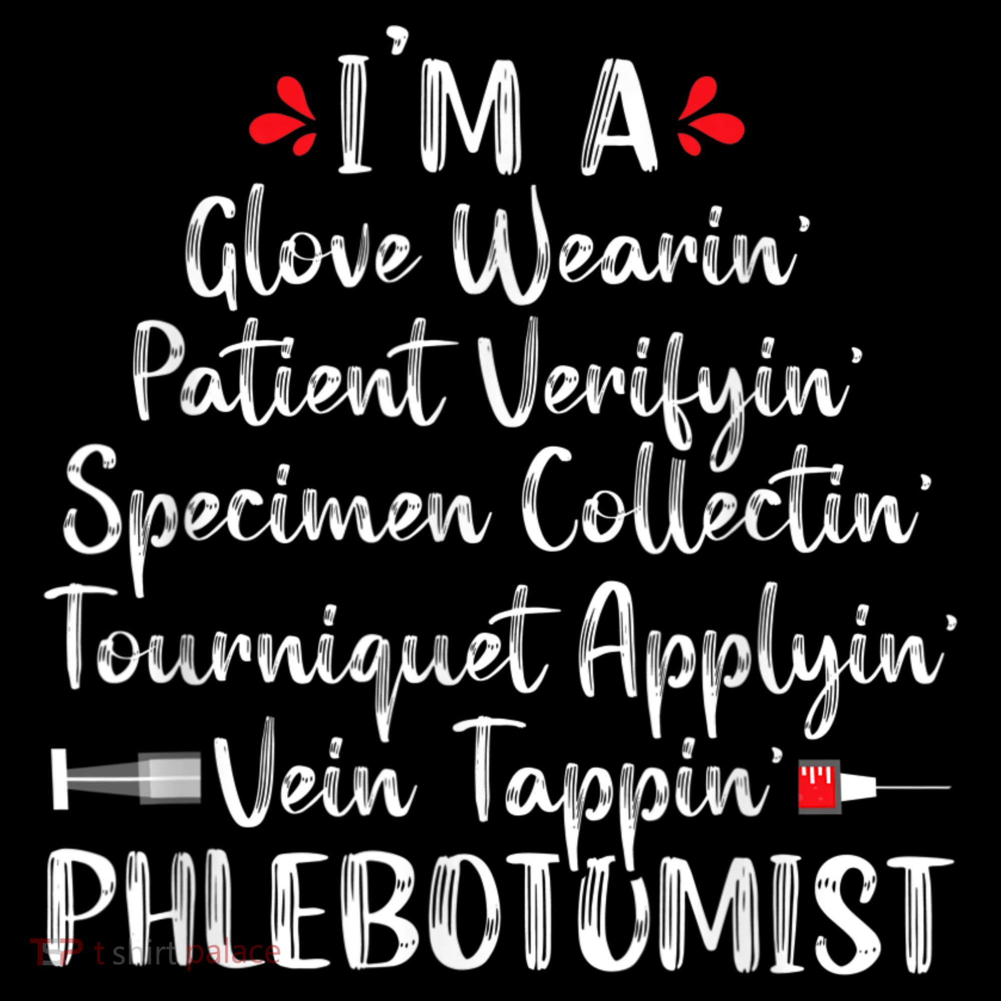Phlebotomist Phlebotomy Technician Funny Nurse Clinical Women's Hoodie